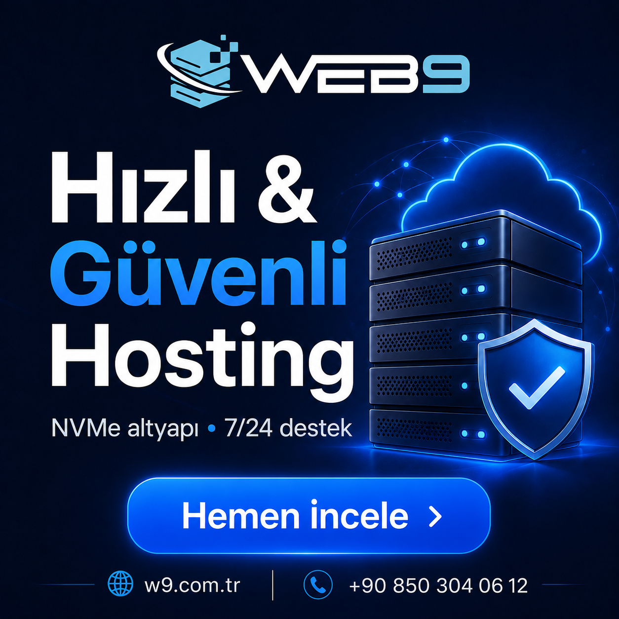 Web9 Hızlı ve Güvenli Hosting